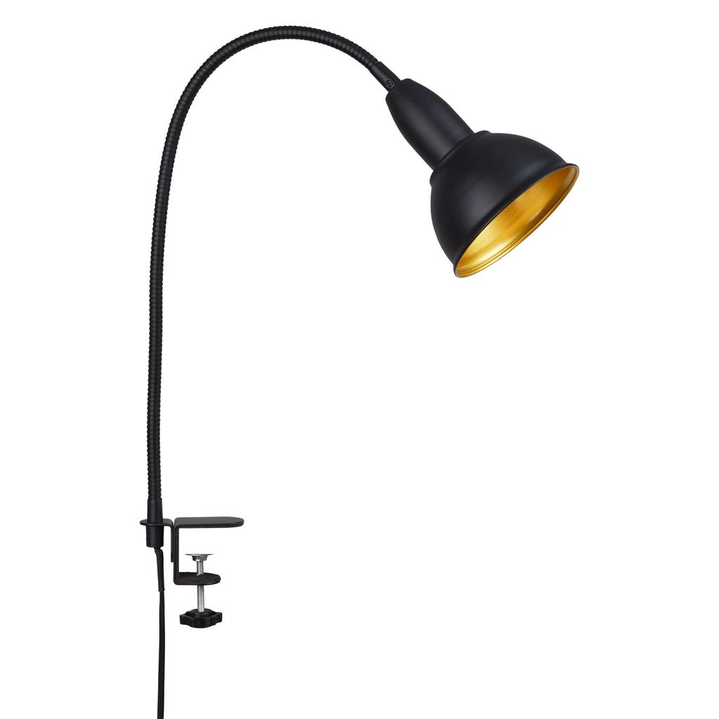 Apparecchio a clip Ø 11,4 cm 1x exkl. E14 25W nero